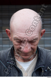 Head Man Casual Slim Bald Street photo references